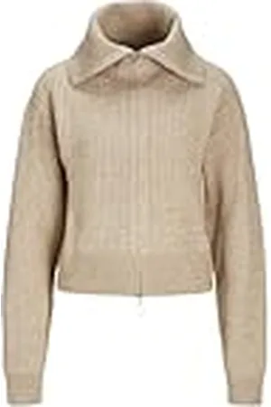 JJXX Jxgilly-Chaqueta de Punto con Cuello Alto Suéter cárdigan, /Detail:/Limeade Neck Piping, M para Mujer