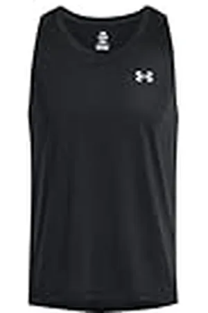 Under Armour Launch Singlet Camiseta sin mangas para hombre, camiseta de deporte ligera y de secado rápido, color /reflectante