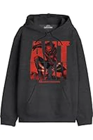 Marvel Meantmmsw021 Sudadera con Capucha, Antracita Melange, M para Hombre