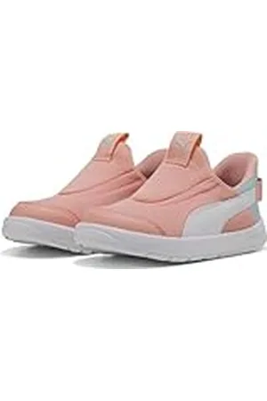 PUMA COURTFLEX V3 SLIPTECH INF, Zapatillas Unisex niños, Pink Fruit White-Safe Lake, 27 EU