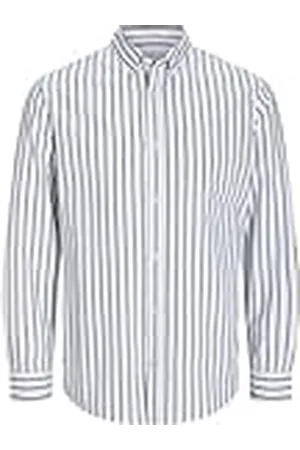 JACK & JONES Jjeoxford Camiseta LS Noos Camisa de Manga Larga, , XXL para Hombre