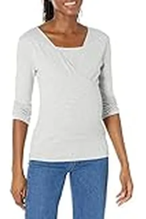 Amazon Top de Lactancia con Cuello en Pico Mujer, , XS