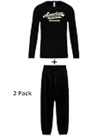 American College Pyjama Polaire pour Enfant Garçon Juego de Pijama, , 16 años (Pack de 2) para Niños