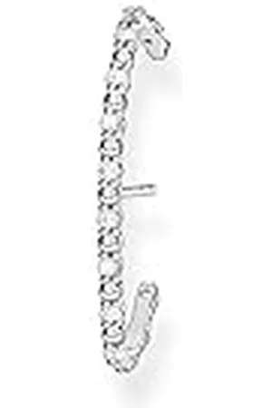 Thomas Sabo Pendientes Individuales Piedras Blancas Plata de Ley 925 H2155-051-14