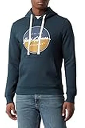 JACK & JONES Jorwayne Branding Sweat Hood Sudadera con Capucha, , M para Hombre