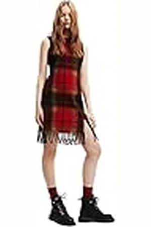 Desigual Vest_Elsa, 3007 Burgundy Vestido Informal, , M para Mujer