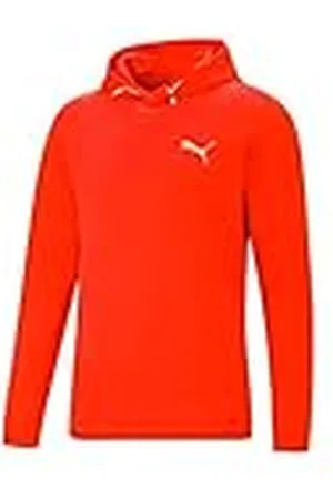 PUMA Evostripe Hoodie, Sudadera Con Capucha Hombre, Rojo , S