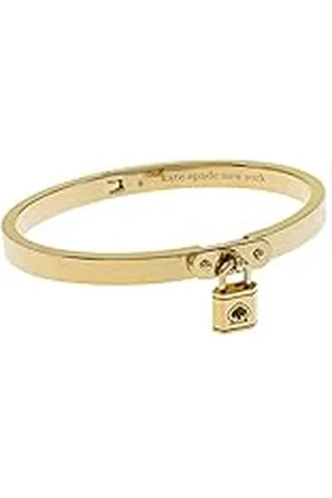 Kate Spade Lock and Spade Charm Bangle, Oro