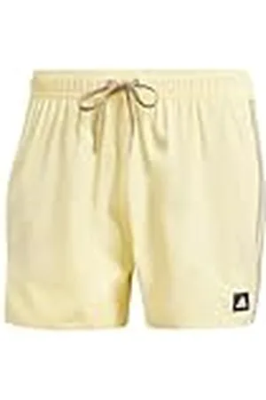 adidas 3-Stripes CLX Very-Short-Length Swim Shorts Bañador bóxer, Hombre, Multicolor (Almost Yellow/Blanch Cargo), S