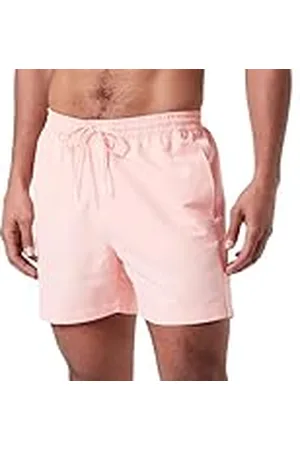 Calvin Klein Bañador Hombre Medium Drawstring Pernera media, Rosa, 4XL