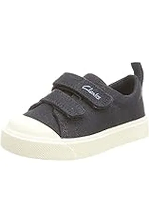 Clarks City Bright T, Zapatillas Niños, Azul (Navy Canvas), 20 EU