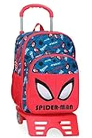 Marvel Spiderman Authentic Mochila Escolar con Carro 30x40x13 cms Poliéster 15,6L