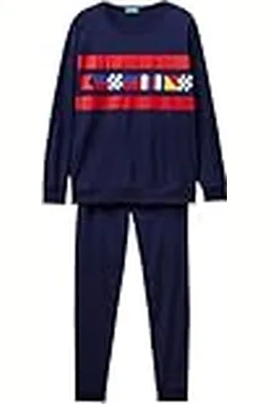 Benetton Pig(Malla+pantalón) 3vd04p02d Juego de Pijama, , XL Hombres