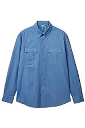 Benetton Camisa 5kgpuq04s, , XXL Hombres