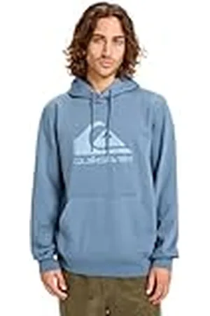 Quiksilver Sudadera de Forro Polar con Capucha para Hombre, Color Azul M