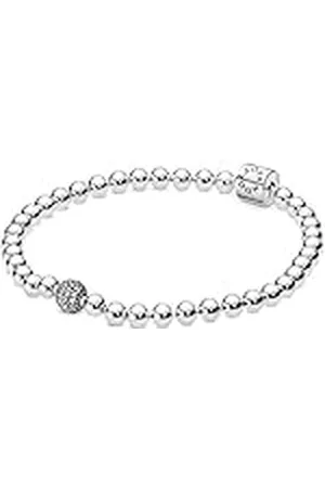PANDORA Pulsera 598342CZ-21 de cuentas y pavé