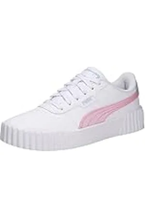 PUMA Carina 3.0 Blurry Dreams JR, Zapatillas, White-Rose Mauve-Cool Weather, 37.5 EU