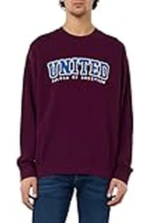 Benetton Camiseta G/C M/L 342ZU1094 Sudadera con Capucha, , Hombre