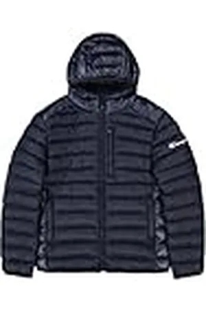 Champion Legacy Outdoor (220340) -WR Light Nylon Cirè 35gr Small Script Logo Hooded Chaqueta, , M para Hombre