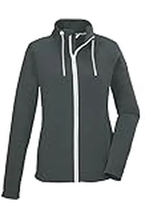 Killtec Mujer Chaqueta Powerstretch con cuello alto KOS 24 WMN FLX JCKT, dunkelgrün, 50, 42850-000