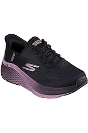 Skechers MAX Cushioning Elite 2.0 Solace, Zapatillas Mujer, Black, 37.5 EU