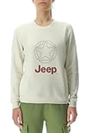 Jeep O102921-W497 J Sudadera Mujer con Cuello Redondo &Star Estampado Grande J23W Mujer L