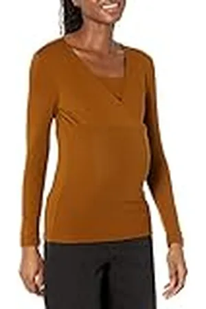 Amazon Top de Lactancia con Cuello en Pico Mujer, , S
