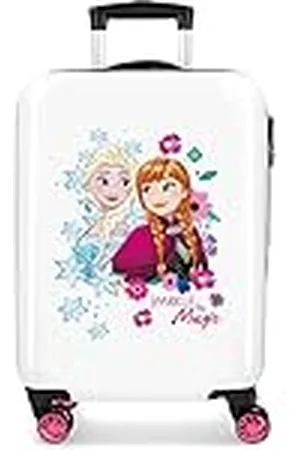 Disney Frozen Sparkle Like Magic Maleta de cabina 37x55x20 cms Rígida ABS Cierre combinación 32L 2,5Kgs 4 Ruedas Dobles Equipaje de Mano