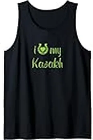 Hip I Love My Kazakh Horse Show Equestrian Riding Trainer Camiseta sin Mangas