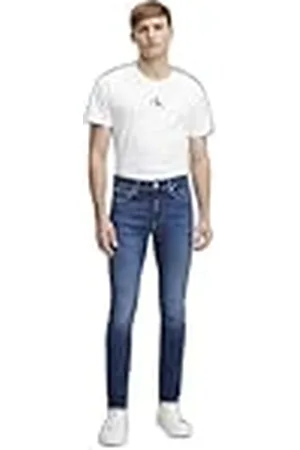 Calvin Klein Jeans Delgado, Jeans Hombre, Denim (Denim Dark Blue), 31W / 30L
