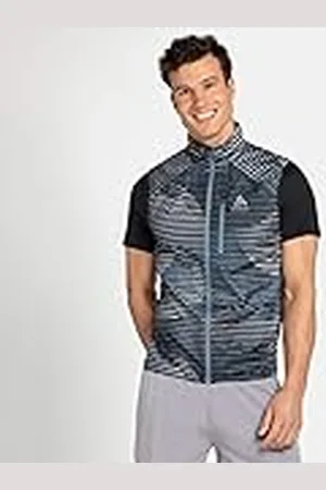 Odlo Vests Zeroweight Chaleco S Hombre, China Blue-AOP Ss20, M