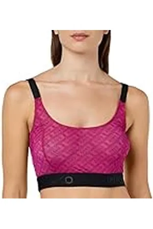 Pinko Bookmark Bra Charmeuse Stampa, Chaleco de Moda