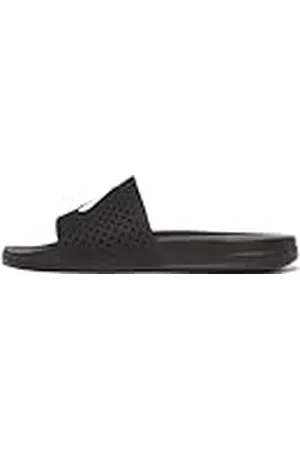 FitFlop IQUSHION Mens Arrow Pool Slides, Sandalias deslizantes Hombre, Black, 43 EU