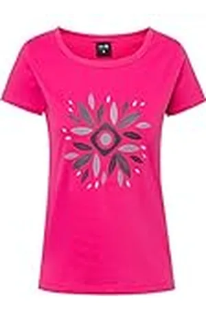 Izas Dadia Camiseta de Manga Corta, Mujer, Rosa (Fuxia / Black), S