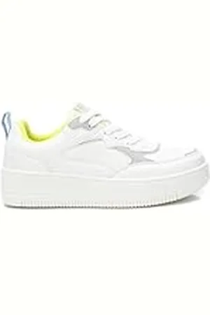 Refresh Zapatilla Mujer Blanco - Calzado Cómodo y Versátil - Moda Casual - Modelo 17241103 (Talla 38)