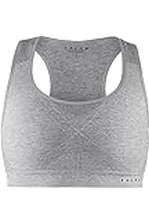 Falke ESS Low Support Madison Melange Top Sujetador de Deporte, Mujer, Grey-Heather, XS