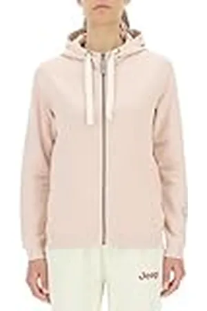 Jeep O102920-P558 J Sudadera Mujer Capucha Cremallera Completa Outline Estampado en la Manga J23W Mujer M