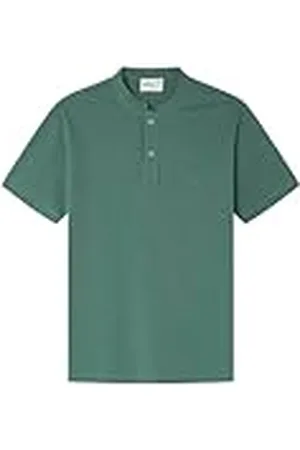 Springfield Polo Reconsider Slub con Cuello Mao, , S para Hombre