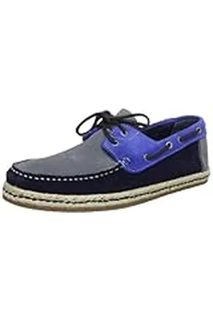 SELECTED Sel Bobo Contrast, Náuticos Hombre, Multicolor (Mehrfarbig (Blue), 41