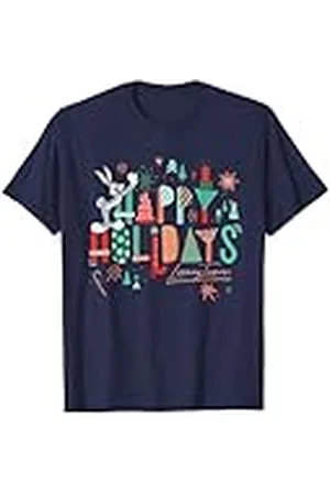 LOONEY TUNES Christmas Happy Holidays From Bugs Bunny Camiseta