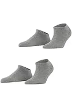 ESPRIT Uni Multipack W Sn algodón lisos 2 pares, Calcetines cortos Mujer, , 35-38