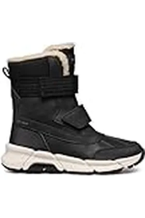 Geox J FLEXYPER Plus Boy, Bota de Nieve, Black, 39 EU