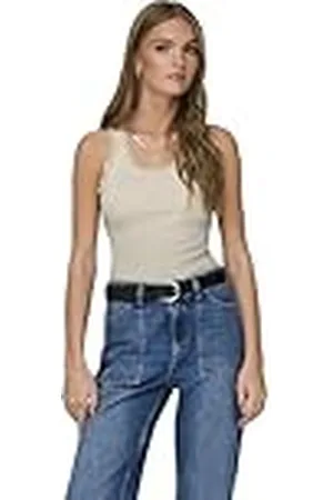 ONLY Onlsharai Lace Tank Top Jrs Camiseta de Tirantes Anchos, , XS para Mujer