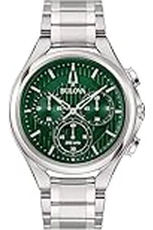 BULOVA Reloj Cronógrafo para Mujeres de Cuarzo con Correa en Stainless Steel 96A297