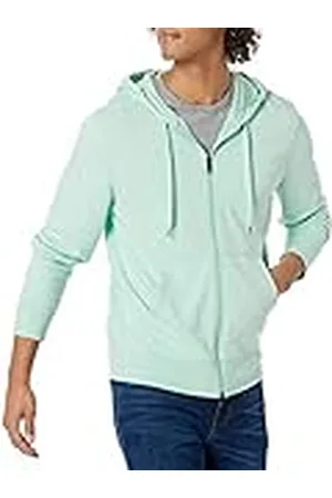 Amazon Sudadera Ligera de Felpa con Capucha y Cremallera Completa Hombre, , XXL