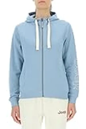Jeep O102920-Q100 J Sudadera Mujer Capucha Cremallera Completa Outline Estampado en la Manga J23W Mujer Mountain Spring L