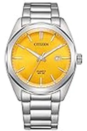 Citizen Reloj Analógico para Hombre de Cuarzo japonés con Correa en Acero Inoxidable BI5110-54Z