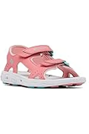 Columbia Childrens Techsun Vent Sandalias De Senderismo Y Trekking para Unisex niños, Rojo (Wild Salmon x Dolphin), 27 EU