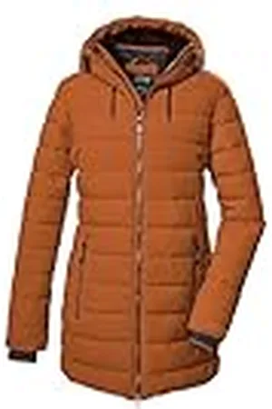 Killtec Mujer Parka/parka acolchada con capucha KOW 55 WMN QLTD PRK, zimt, 40, 41809-000