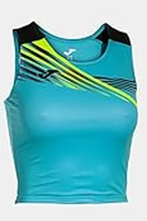 Joma Top Elite x Turquesa flúor Negro